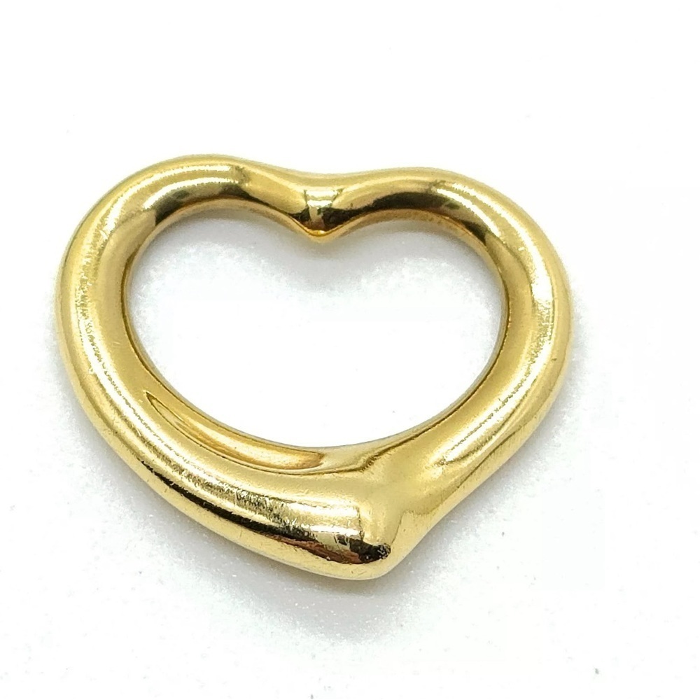 Tiffany & Co. 18KT Gold Open Heart Pendant